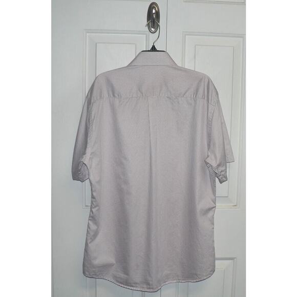 Peter Millar Men's Microprint Short Sleeve Shirt in White Regatta Medium $155 - Picture 3 of 4